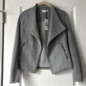 Calvin Klein Textured Gray Women's Blazer, XS
